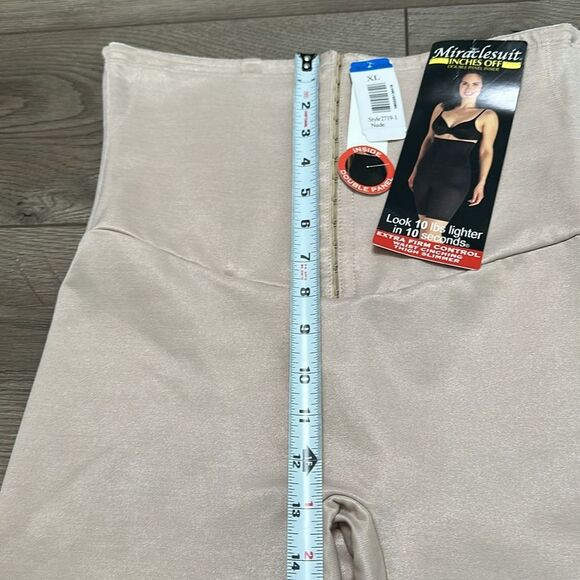 Miraclesuit High‎ Waist Mid Thigh Nude Tan Shapewear Size XL - Picture 8 of 11